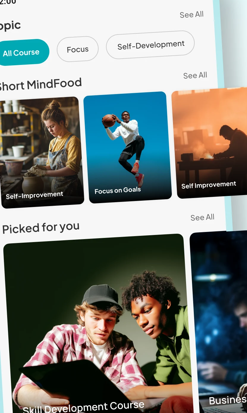 Short summaries picked for you in MindFood